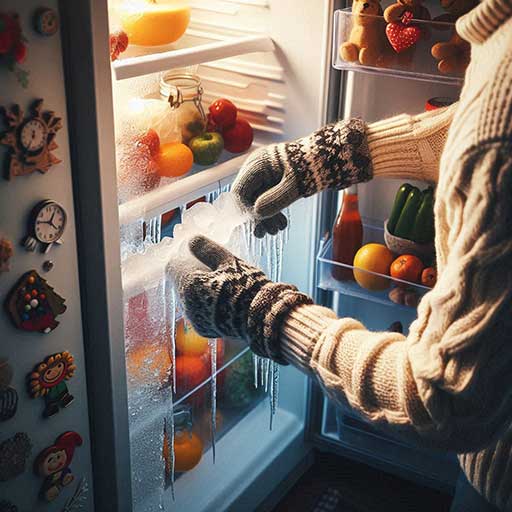 یخ زدایی از یخچال