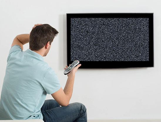 مشکل نداشتن تصویر در تلویزیون