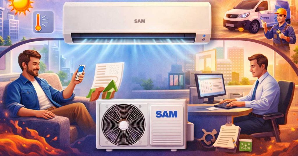 کولر گازی سام